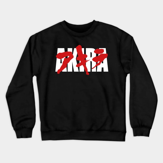 Akira Japanese White Crewneck Sweatshirt by Starquake